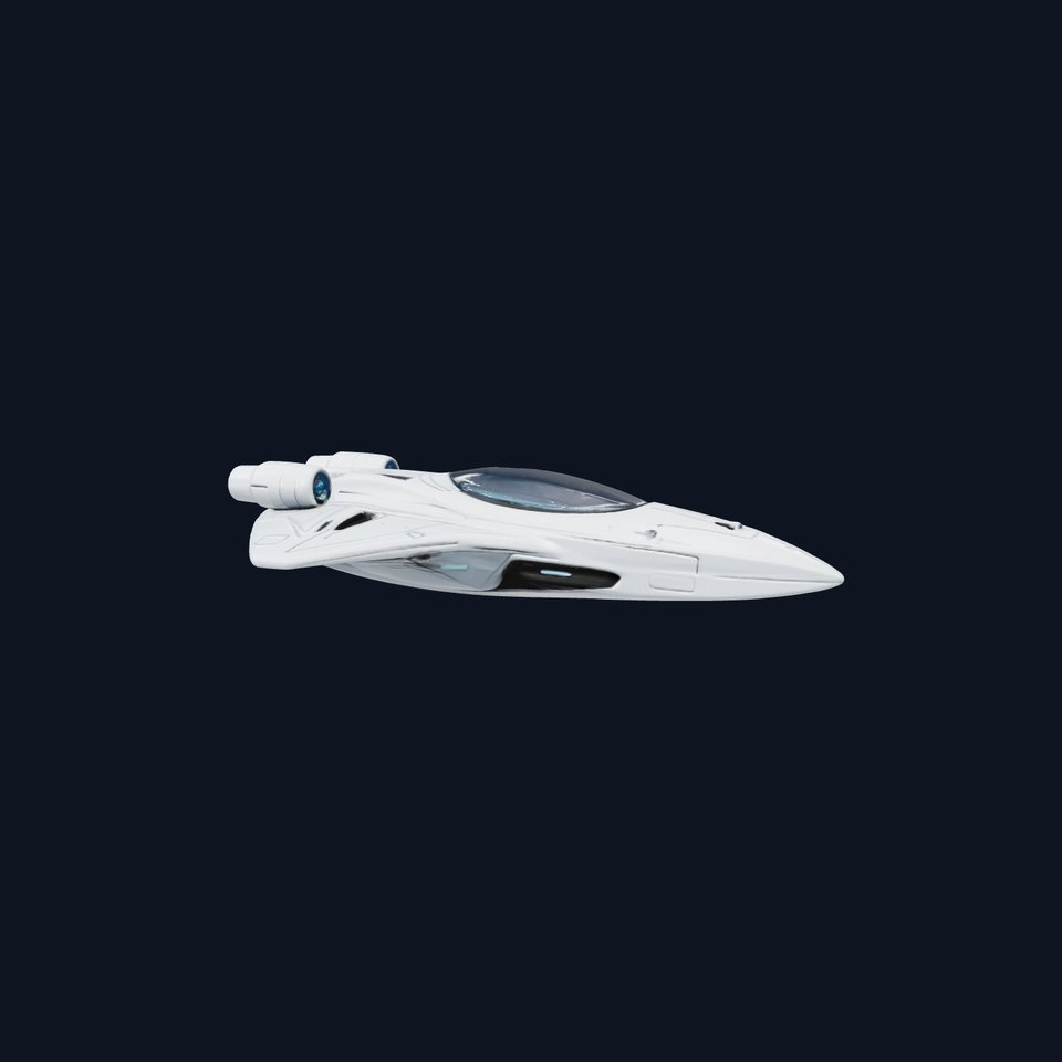 Interstellar Spaceship Speed Aerodynamic Model Pack